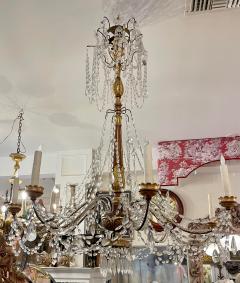 Antique Italian Giltwood Chandelier Therien Collection - 2057291