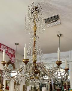 Antique Italian Giltwood Chandelier Therien Collection - 2057292
