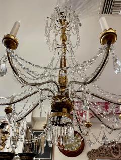 Antique Italian Giltwood Chandelier Therien Collection - 2057294