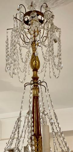 Antique Italian Giltwood Chandelier Therien Collection - 2057297
