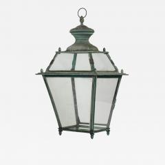 Antique Italian Glass Paneled Lantern - 4231419