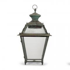 Antique Italian Glass Paneled Lantern - 4231076
