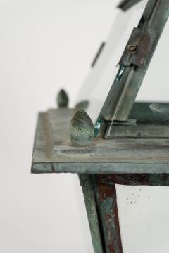 Antique Italian Glass Paneled Lantern - 4231077