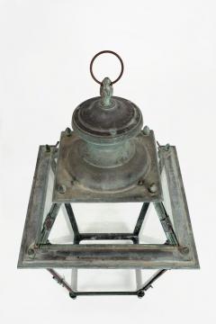 Antique Italian Glass Paneled Lantern - 4231080