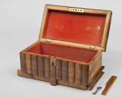 Antique Italian Grand Tour Olivewood Book Box - 1825823