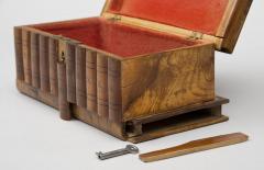 Antique Italian Grand Tour Olivewood Book Box - 1825826