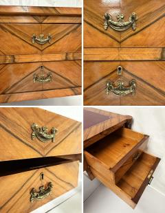 Antique Italian Louis XVI Walnut Bronze Leather Partner s Writing Desk - 4764814