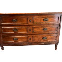 Antique Italian Neoclassical Fruitwood Commode Chest of Drawers - 4247283