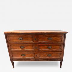 Antique Italian Neoclassical Fruitwood Commode Chest of Drawers - 4248564
