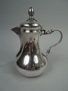 Antique Italian Neoclassical Silver Coffeepot C 1820 - 3764722