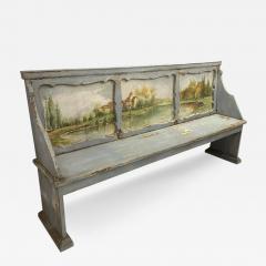 Antique Italian Painted Bench - 4005809