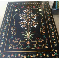 Antique Italian Pietra Dura Inlaid Marble Table Top - 4003081