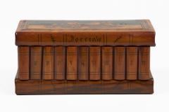 Antique Italian Sorrento Ware Puzzle Book Box - 4736128