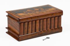 Antique Italian Sorrento Ware Puzzle Book Box - 4812992