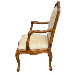 Antique Italian Walnut Fauteuil Arm Chair - 4511256