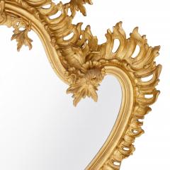 Antique Italian giltwood mirror in the Rococo style - 1443620