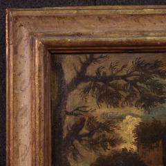 Antique Italian landscape painting from the 18th century - 4179456