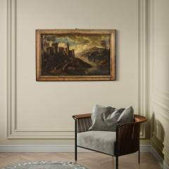 Antique Italian landscape painting from the 18th century - 4179463