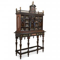 Antique Italian ormolu and hardstone mounted cabinet on stand - 4330120