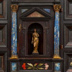 Antique Italian ormolu and hardstone mounted cabinet on stand - 4330151