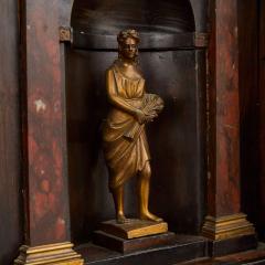 Antique Italian ormolu and hardstone mounted cabinet on stand - 4330155