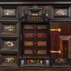 Antique Italian ormolu and hardstone mounted cabinet on stand - 4330186