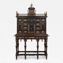 Antique Italian ormolu and hardstone mounted cabinet on stand - 4332583
