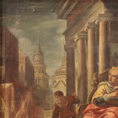 Antique Italian painting Jesus and Herod from 17th century - 3879002