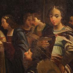 Antique Italian painting Marriage of the Virgin from the 18th century - 4370420