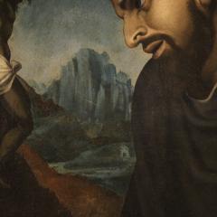 Antique Italian painting Saint Francis from 18th century - 4194259