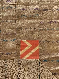 Antique Japanese Brocade Kesa Monks Robe Meiji Period - 2835289