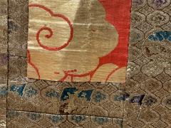 Antique Japanese Brocade Kesa Monks Robe Meiji Period - 2835291