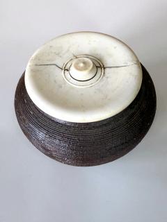 Antique Japanese Ceramic Tanba Chaire with Lid - 4315565
