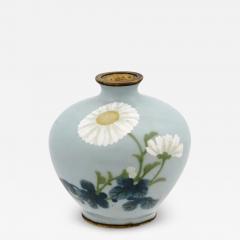 Antique Japanese Cloisonne Enamel Wireless Vase - 3912770