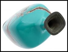 Antique Japanese Cloisonne Turquoise Enamel Dragon Vase Attributed to OTA - 3904413