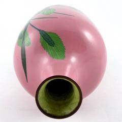 Antique Japanese Enamel Cloisonn on Copper Vase - 147266