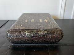Antique Japanese Lacquer and Inlay Box from Ryukyu Island - 2202107