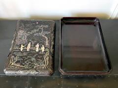 Antique Japanese Lacquer and Inlay Box from Ryukyu Island - 2202113