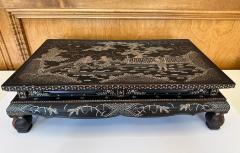 Antique Japanese Lacquer and Inlay Kang Table from Ryukyu Island - 3488006