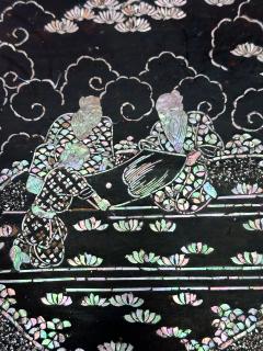Antique Japanese Lacquer and Inlay Kang Table from Ryukyu Island - 3488012