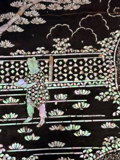 Antique Japanese Lacquer and Inlay Kang Table from Ryukyu Island - 3488013