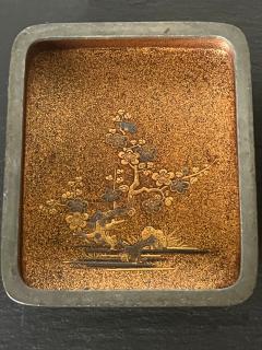 Antique Japanese Lacquered Incense Box Kobako - 2219927