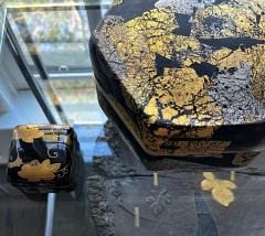 Antique Japanese Lacquered Incense Box Kobako in Kodaiji Style - 3348569