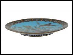 Antique Japanese Meiji Era Cloisonne Enamel Plate Goto - 3903246