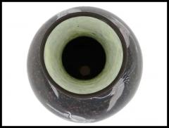 Antique Japanese Meiji Period Cloisonne Goldstone Vase - 3903964