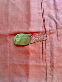 Antique Japanese Silk Kesa Monks Robe with Patchwork Meiji Era - 4803695