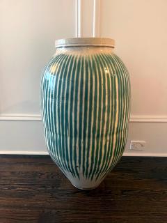 Antique Japanese Storage Jar with Nagashi Gusuri Glaze - 1826625