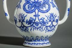 Antique Japanese Unusually Shaped Blue and White Vase - 3678342