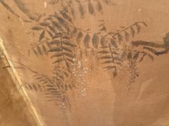 Antique Japanese Wisteria Screen Signature - 4657307