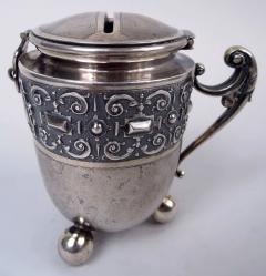 Antique Judaica German Classical Silver Tzedakah Poor Box - 4533406
